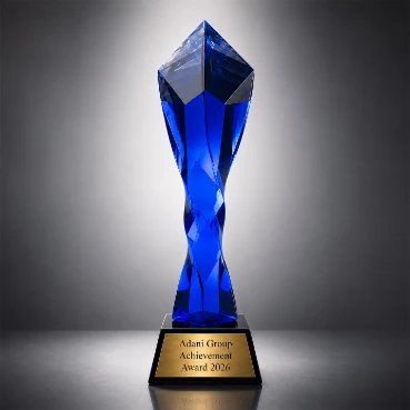 Crystal Trophy with Custom Engraving