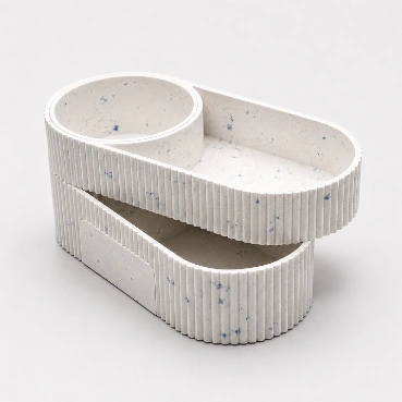 Personalised Modern Desk Organizer with Pen Holder &amp; Storage Tray