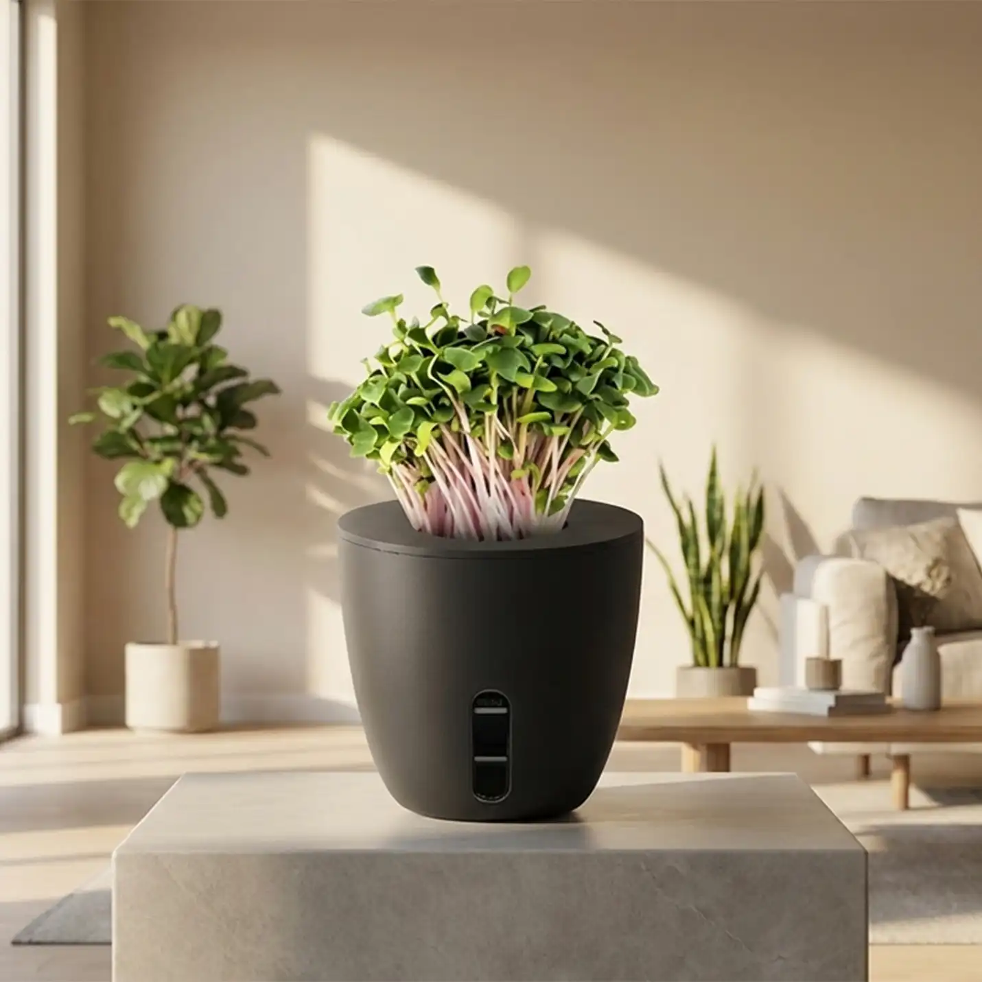 Personalised Self-Watering Microgreen Planter Pot