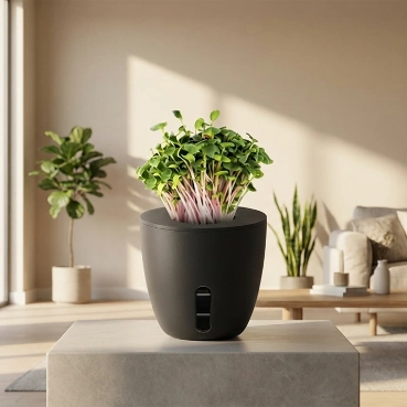 Personalised Self-Watering Microgreen Planter Pot