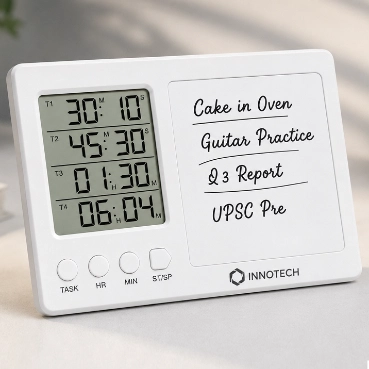Personalised Multi-Task Digital Timer Board with Writing Panel