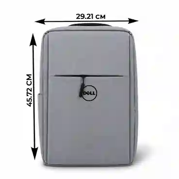 Premium Grey Laptop Backpack with Custom Logo Printing