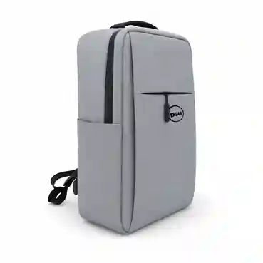 Premium Grey Laptop Backpack with Custom Logo Printing