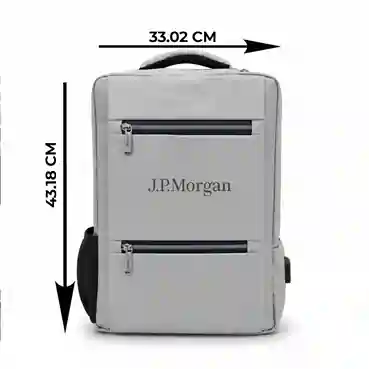 Executive Essentials Grey Laptop Backpack