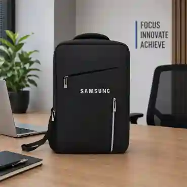 custom made Business Pro Black Laptop Backpack