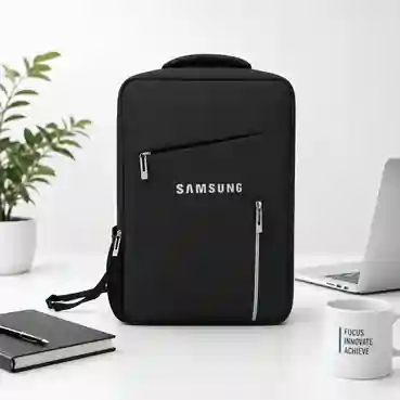 custom made Business Pro Black Laptop Backpack