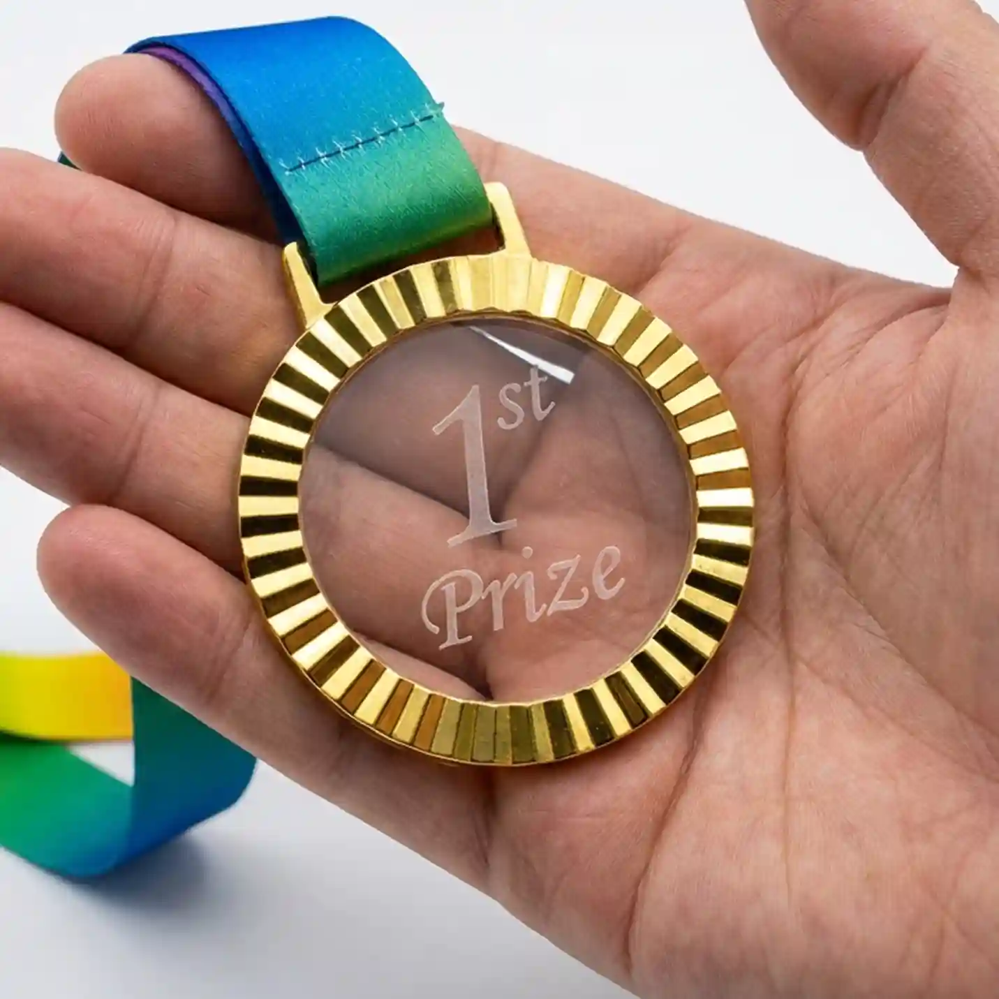 Premium Gold Award Medal with Luxury Gift Box