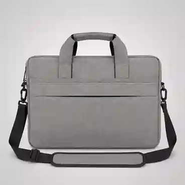 custom made Grey Executive Laptop Bag with hidden Pocket