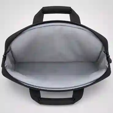 Customized Black Business Laptop Bag with Front Organizer Pocket