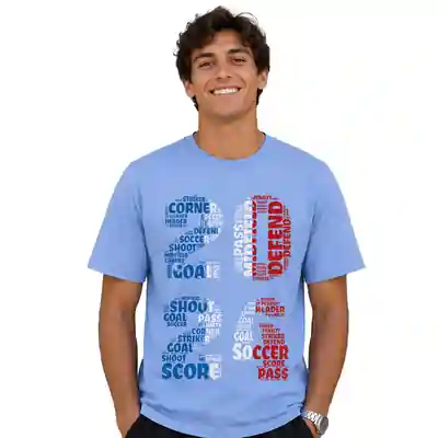 Sports Lover Graphic Printed Sky Blue T-Shirt