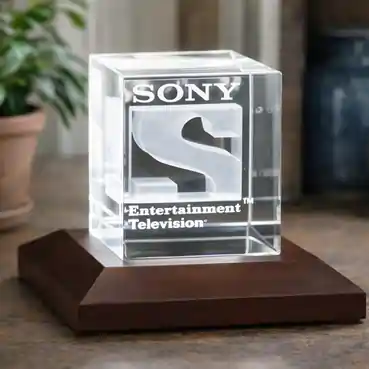 Small Corporate Logo 3D Crystal
