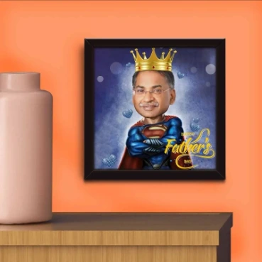 Customized Superman Caricature Frame Gifts Online -Presto