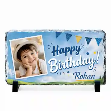 Customised Printable Photo Stone Plaque 14x24cm