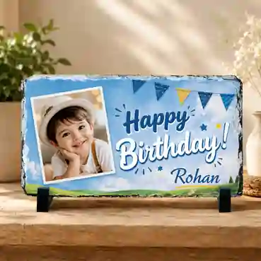 Customised Printable Photo Stone Plaque 14x24cm