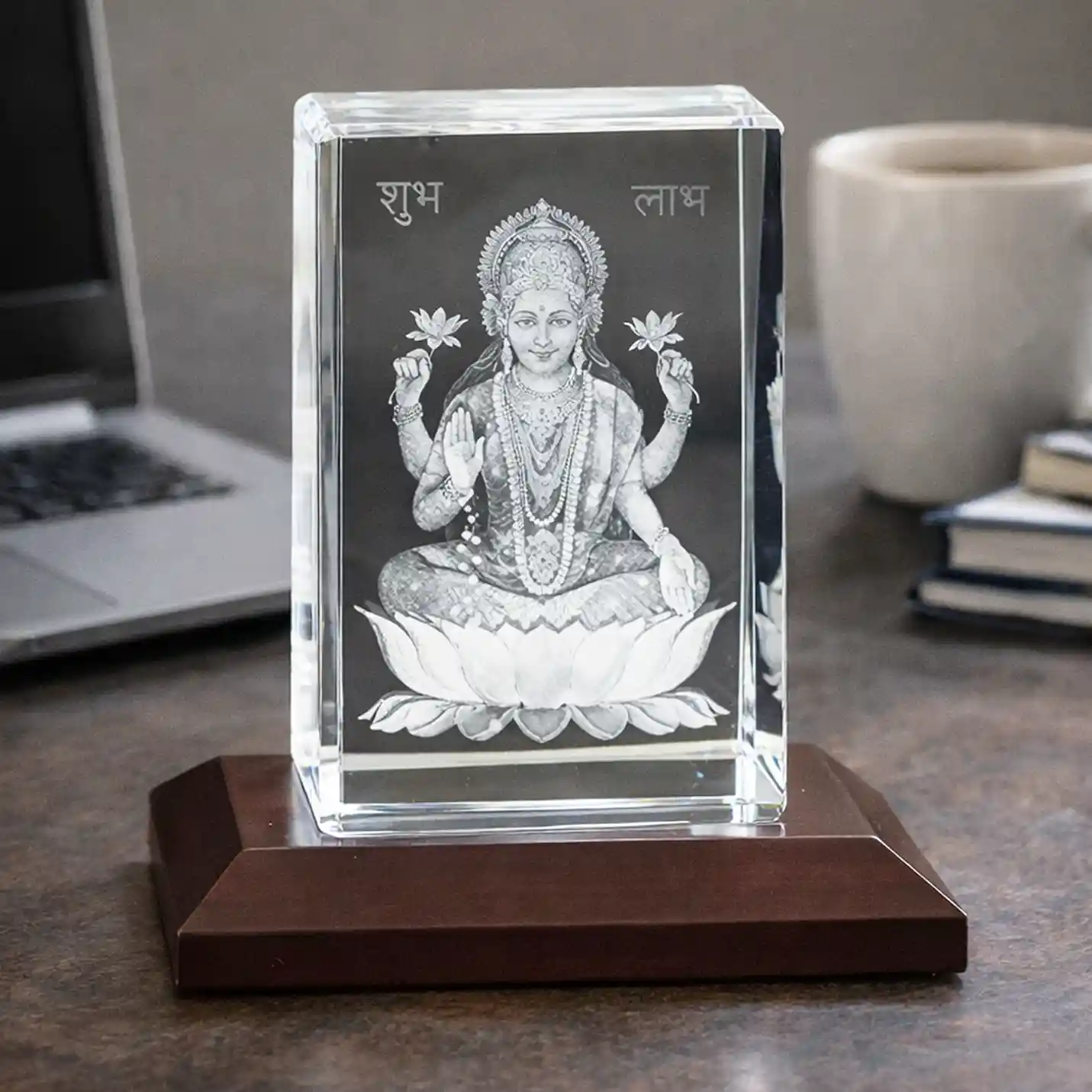 Laxmi 3D Crystal