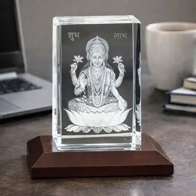Laxmi 3D Crystal