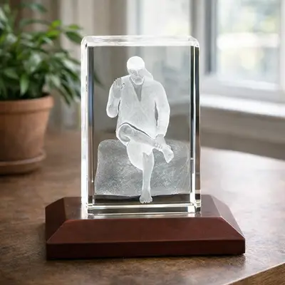 Sai Baba 3D Crystal