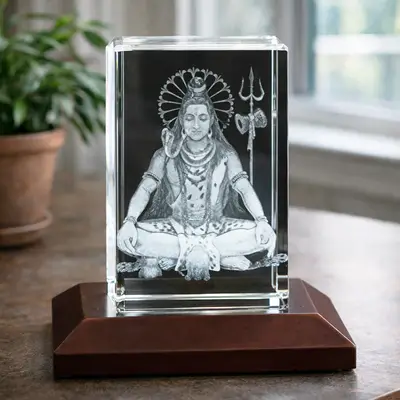 Shiv 3D Crystal