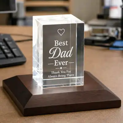 Exquisite Personalized 3D Crystals Awards