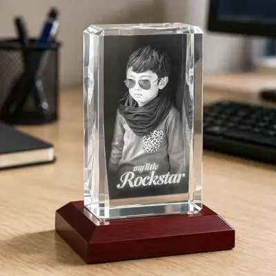 3D Crystal Photo Cube Online Gift for Birthday , Anniversary and Corporate