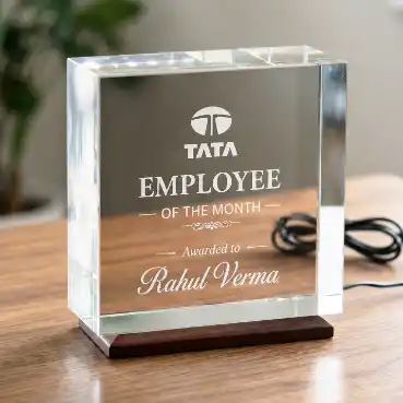 Jumbo Size Happy Family 3D Crystal