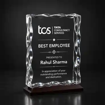 Jumbo Size 3D Laser Engraved Crystal