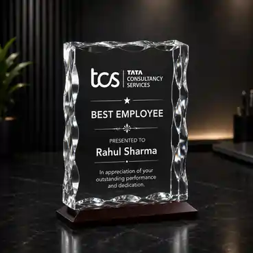 Jumbo Size 3D Laser Engraved Crystal