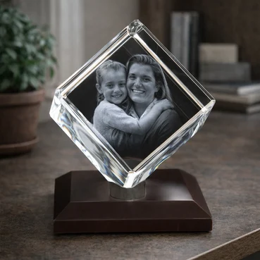 3D Laser Engraved Crystal