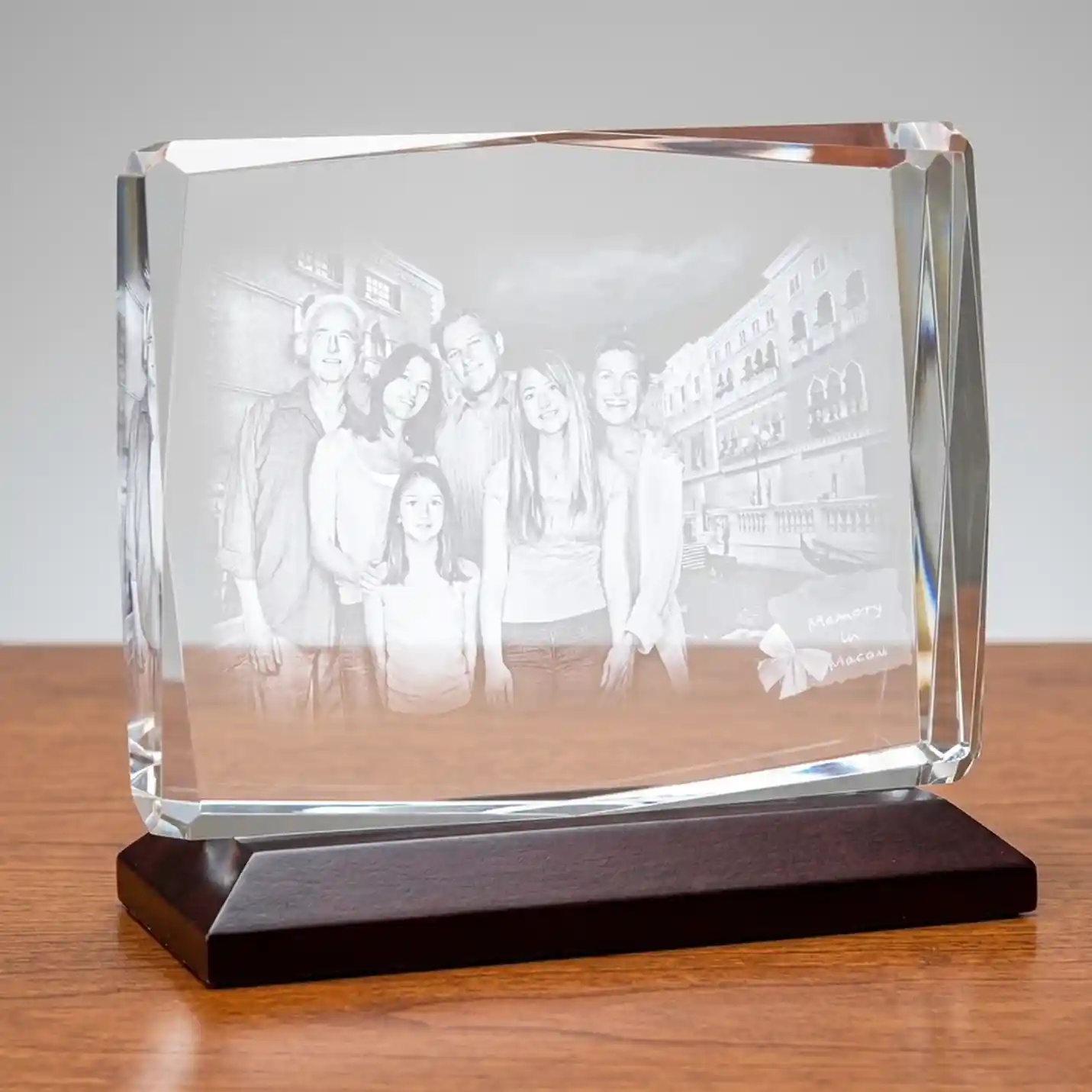 2D Laser Engraved Crystal
