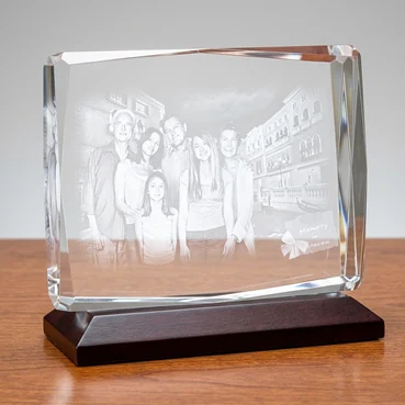 2D Laser Engraved Crystal