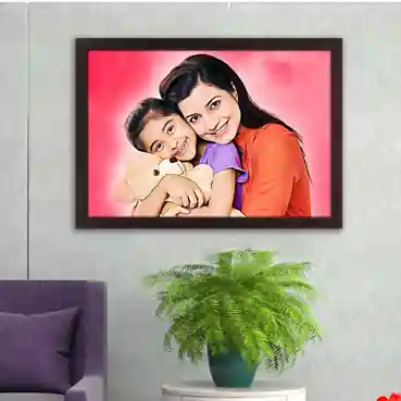 Unique Customised Digital Painting Photo Frames