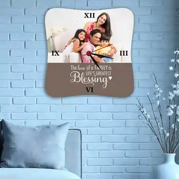 Personalized Photo Clock Gift for Family789