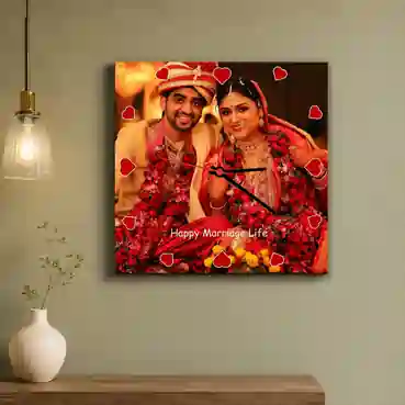Customized Gift Clock for Wedding