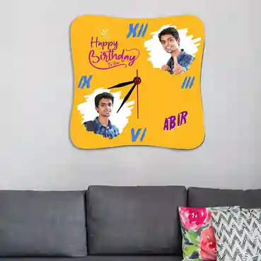 Personalized Photo Wall Clock Gift for Birthday232