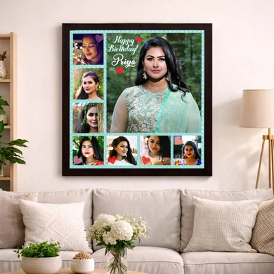 Photo Collage Frame Gift for Birthday