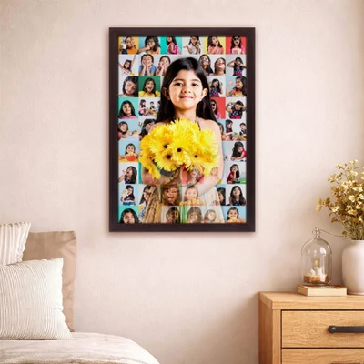 Mosaic Collage Frame Gift with Many Pictures