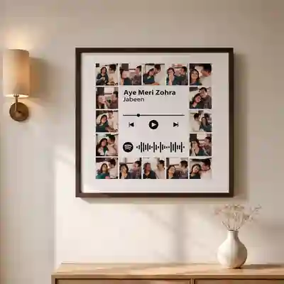 Customised Spotify Music Photo Collage Frame