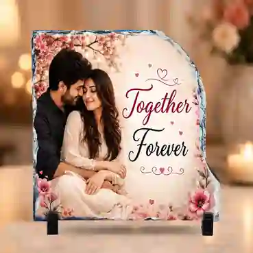 Personalised Printable Photo Stone 21x21 cm
