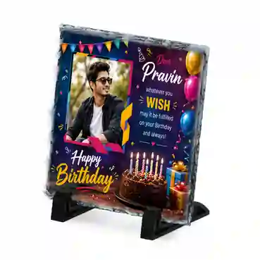 Customised Printable Photo Stone 16x16 cm