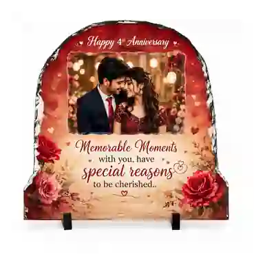 Customised Printable Photo Stone Plaque 30x30cm