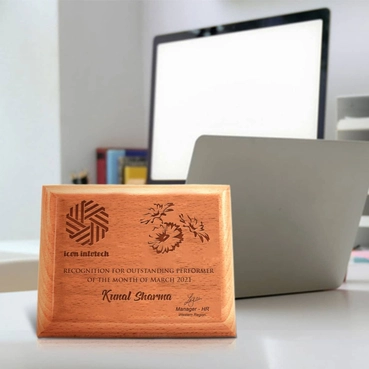Personalized Wooden Photo Plaque as Gift (5PCS)