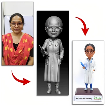 3D Miniature For Female Doctor