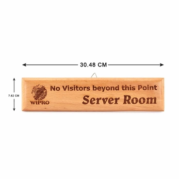 Custom Engraved Wooden Name Plate