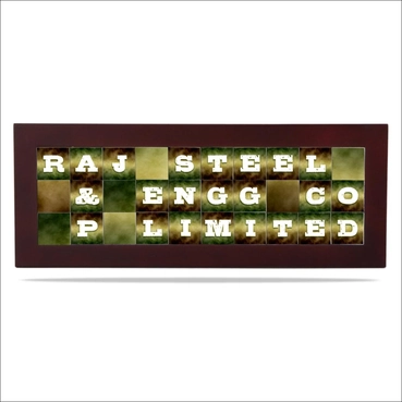 Custom Printable Name Board Framed in Wood