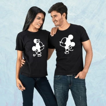 Pure Cotton Round Neck T-Shirt- Black