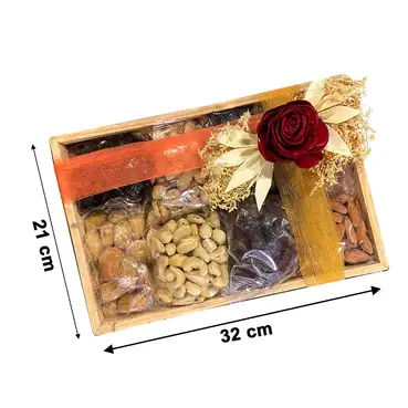 Tray Of Dry Fruits And Nuts