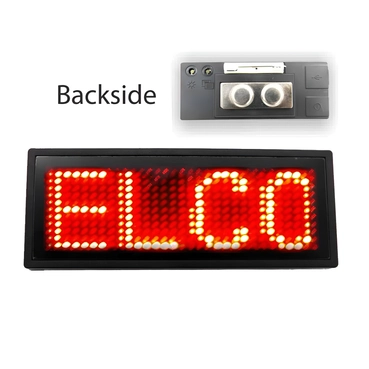 Badge with LED Light