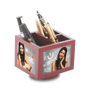 wooden Pen Holder