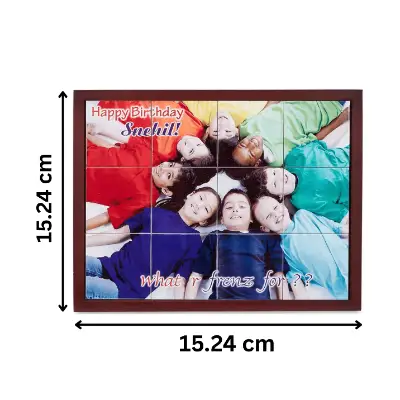 Customised Photo Tile Birthday Gift