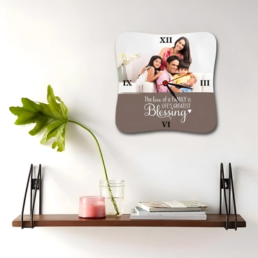 Personalized Photo Clock Gift for Family321